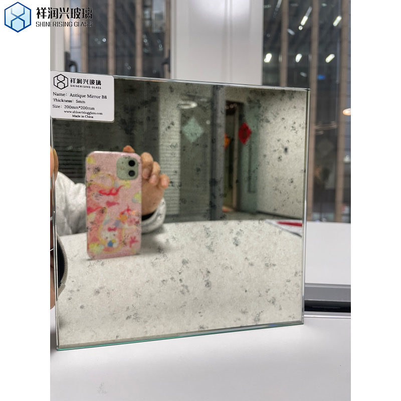 Aanbeveling op maat Antieke spiegelplaat voor interieurmuurversiering Rechthoekige vorm