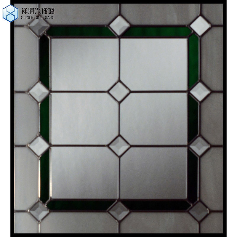 Ultra helder transparante vierkant hol glas baksteen kristal badkamer afscherming Net rode baksteen kleur baksteen achtergrond muur gemaakt