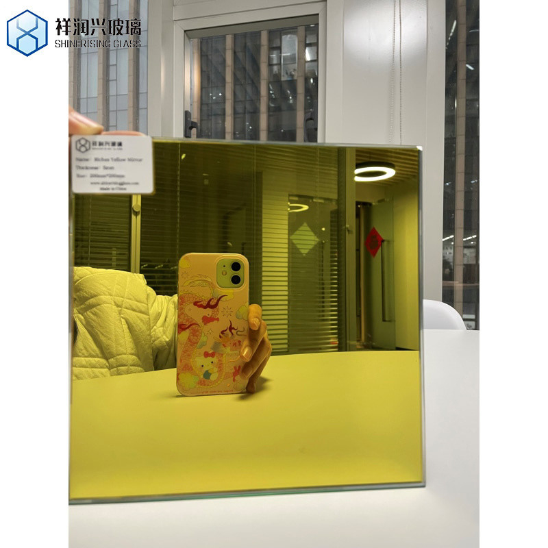 Muurkunsten 3 mm Gekleurd spiegelglas Kleur Plat gepolijst rand Hoofdproduct Tempered Glass