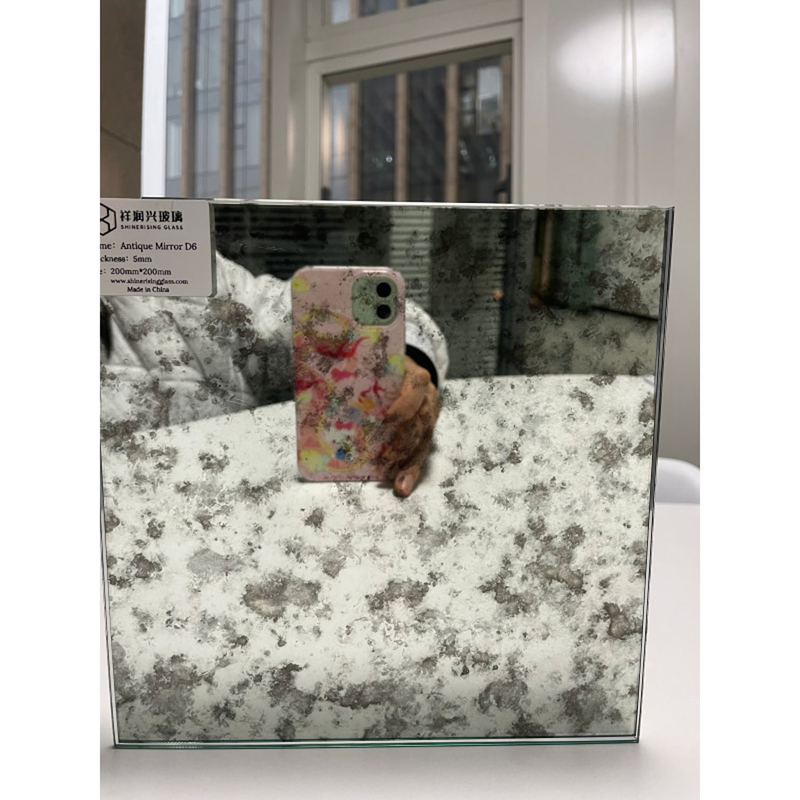 2 mm-10 mm aangepaste antieke spiegelglastegels voor wanddecoratie in verschillende maten