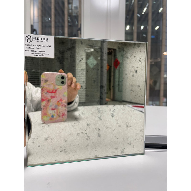 Zilveren antieke spiegelglastegels voor moderne woningdecoratie Muurbeveled Vintage Royal Large Decorative