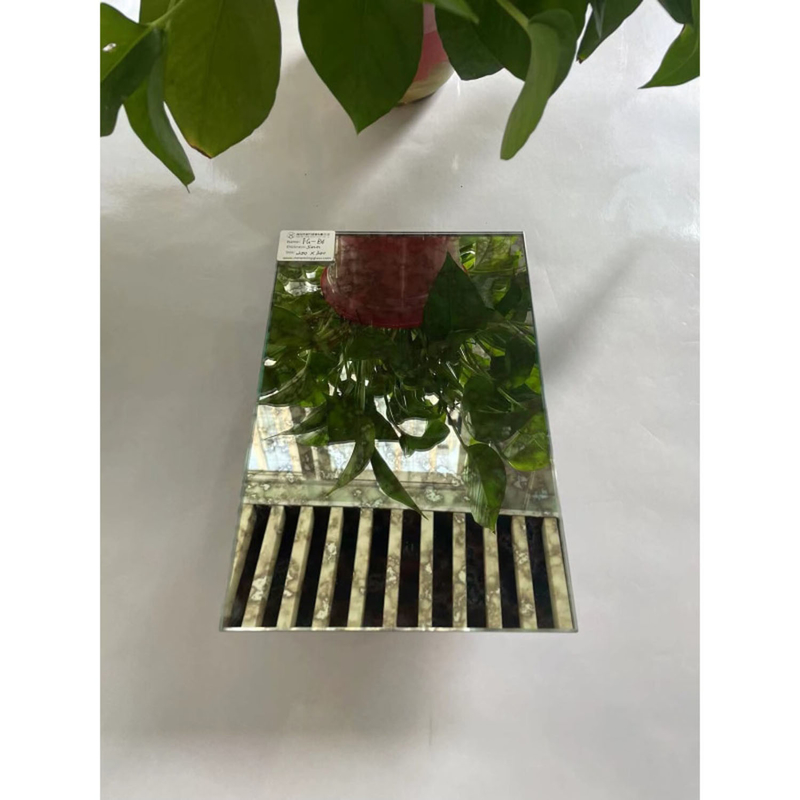 Snijding van verwerkte decoratieve glazen spiegelwandpaneel met moderne stijl en tempering